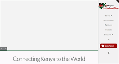 Desktop Screenshot of kenyaconnection.org