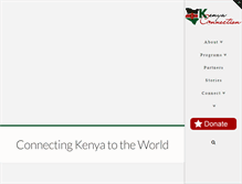 Tablet Screenshot of kenyaconnection.org